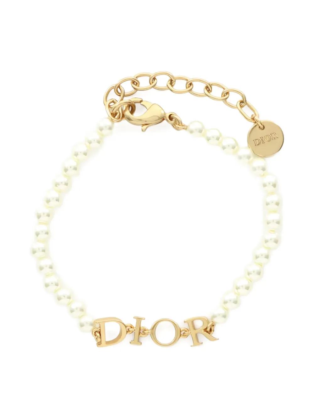 Christian Dior Pre-Owned Dio(r)evolution パール ブレスレット 18Kイエローゴールド - Christian Dior Pre-Owned Dio(r)evolution パール ブレスレット 18Kイエローゴールド -