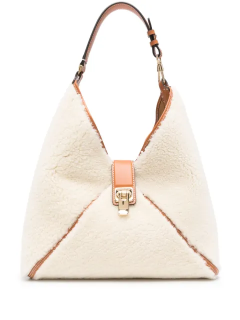Ermanno Scervino medium shearling shoulder bag