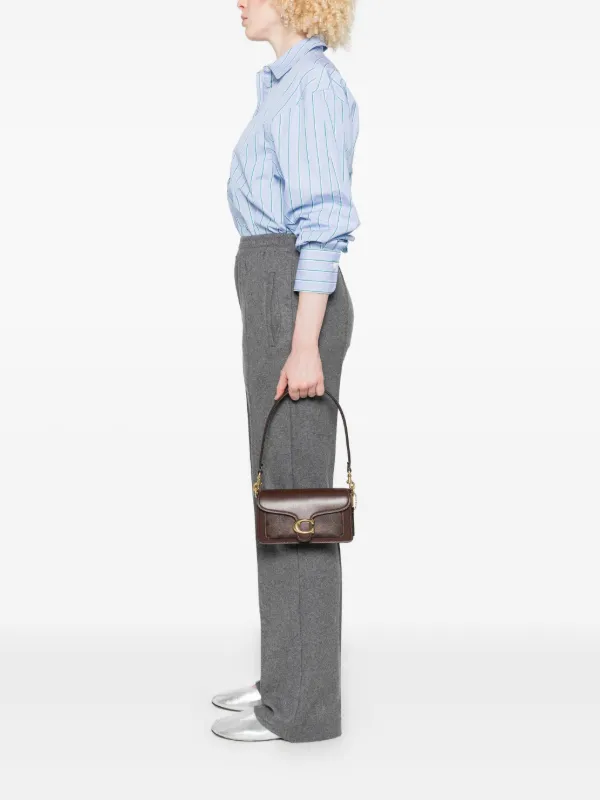 Coach Tabby Flap Shoulder Bag | Brown | FARFETCH ZA