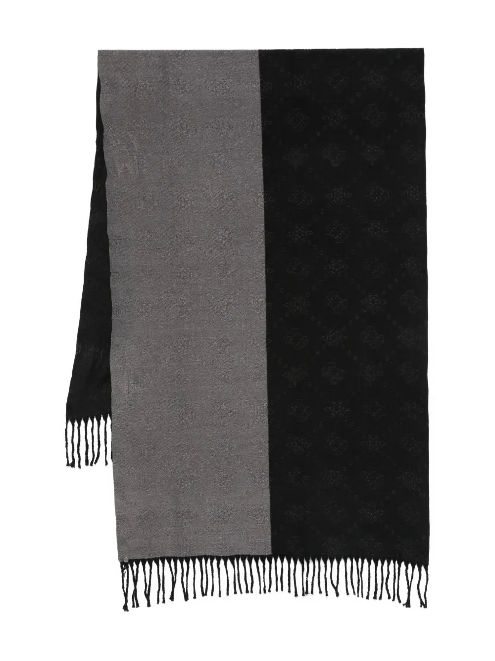 GUESS USA fringed scarf | Black | Image 1