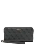 GUESS USA large Vikky patterned leather wallet - Black