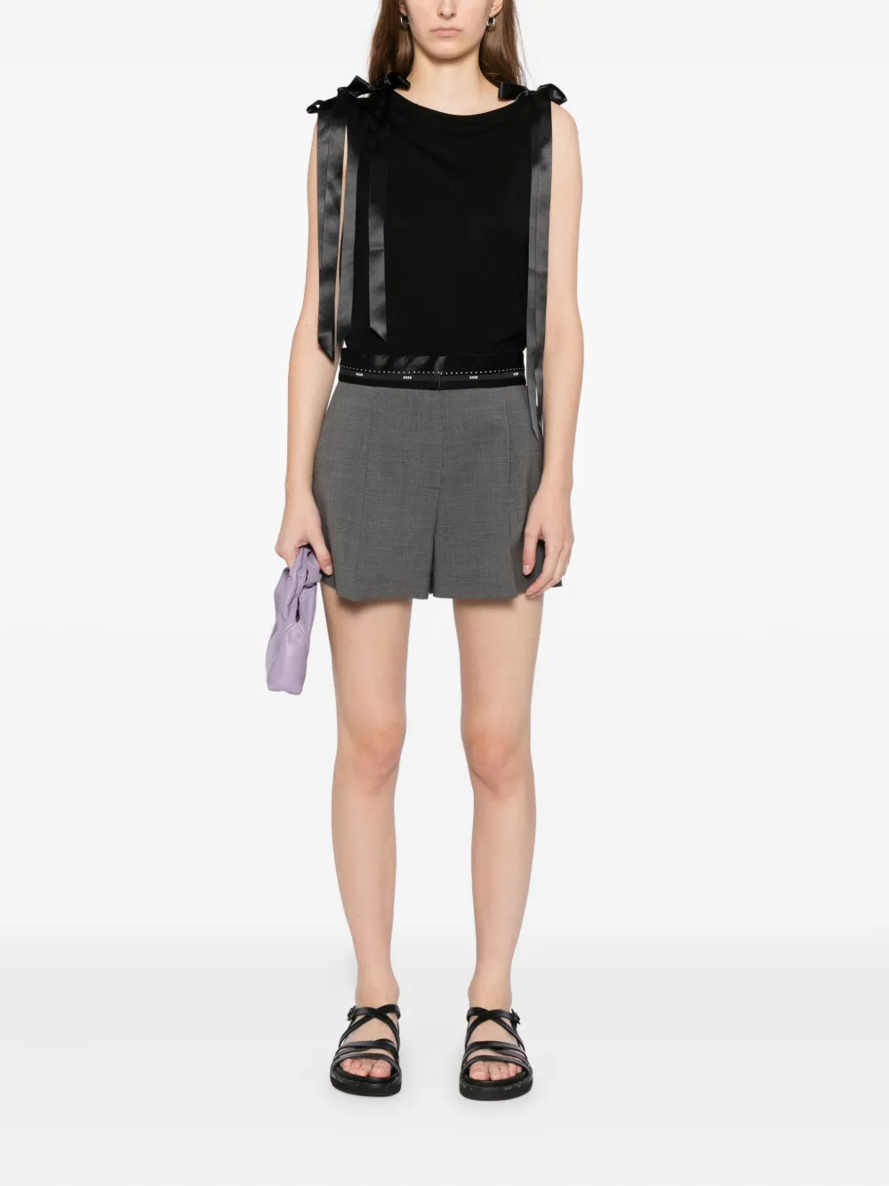 MSGM logo-waistband shorts | Short & Mini Shorts | Image 2