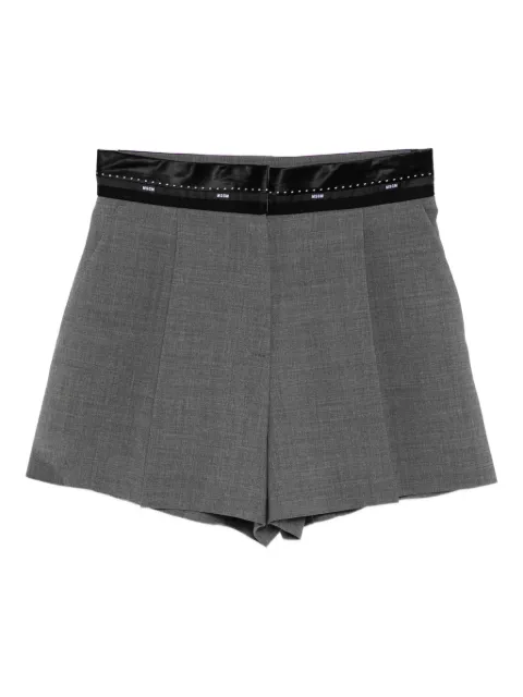 MSGM short à bande logo