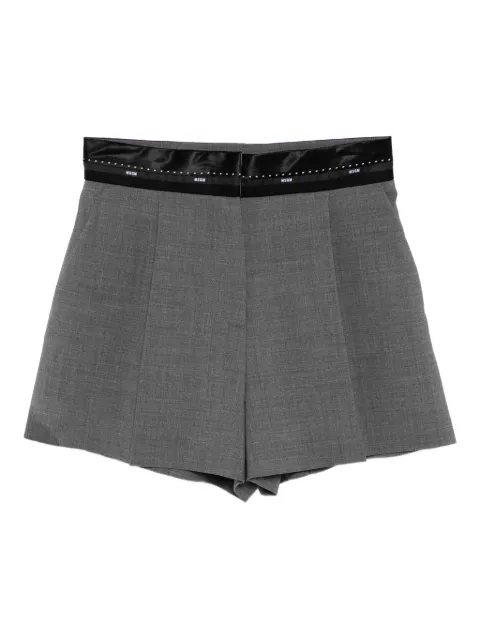MSGM shorts con logo en la pretina