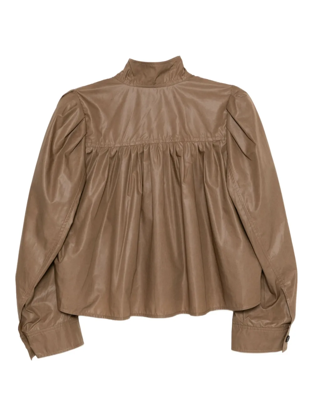 Juun.J puffed High Neck Shirring Shirt | Cropped Jackets | Image 2