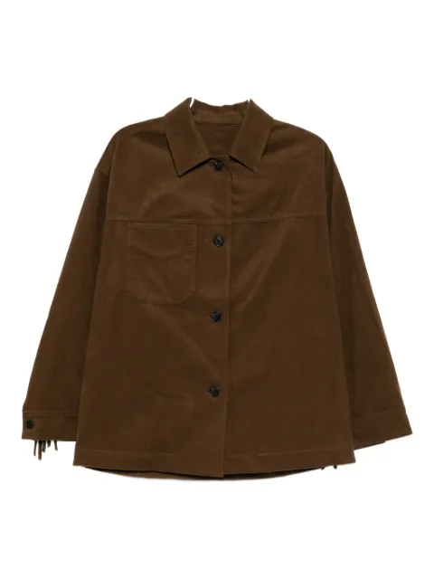 Juun.J fringed suede jacket