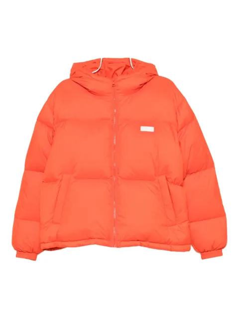 MSGM logo-plaque puffer jacket