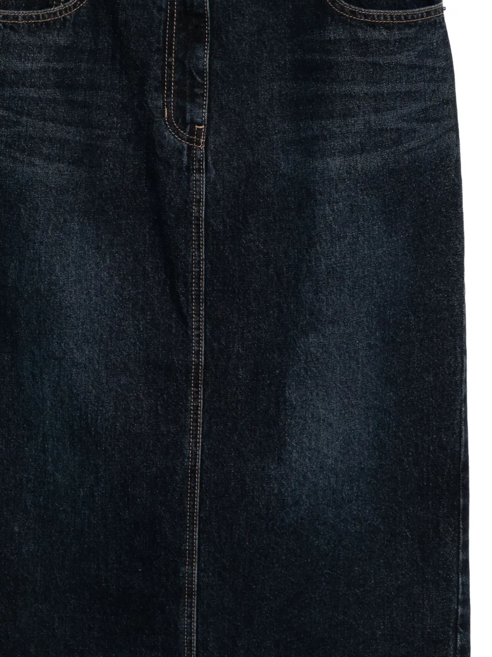Juunj Button Fasten Denim Skirt In Blue