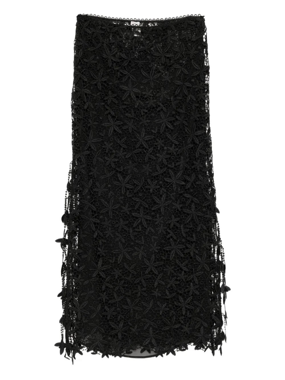 TOTEME guipure-lace skirt | Black | Image 1