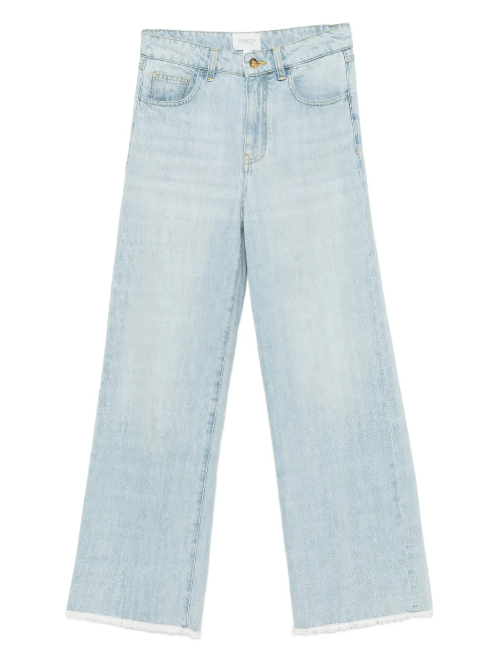 Giambattista Valli Logo-button Jeans In Blue