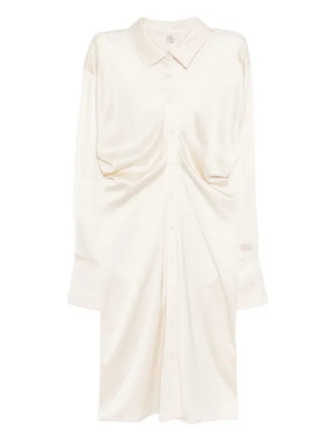 TOTEME vestido camisero con diseño holgado