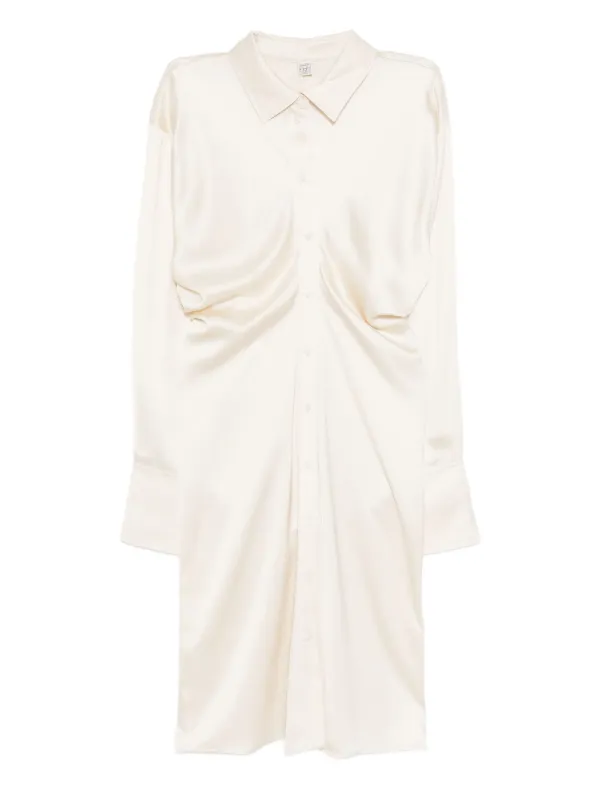 toteme shirt dress Toteme - Slouch shirtdress Snow - 36