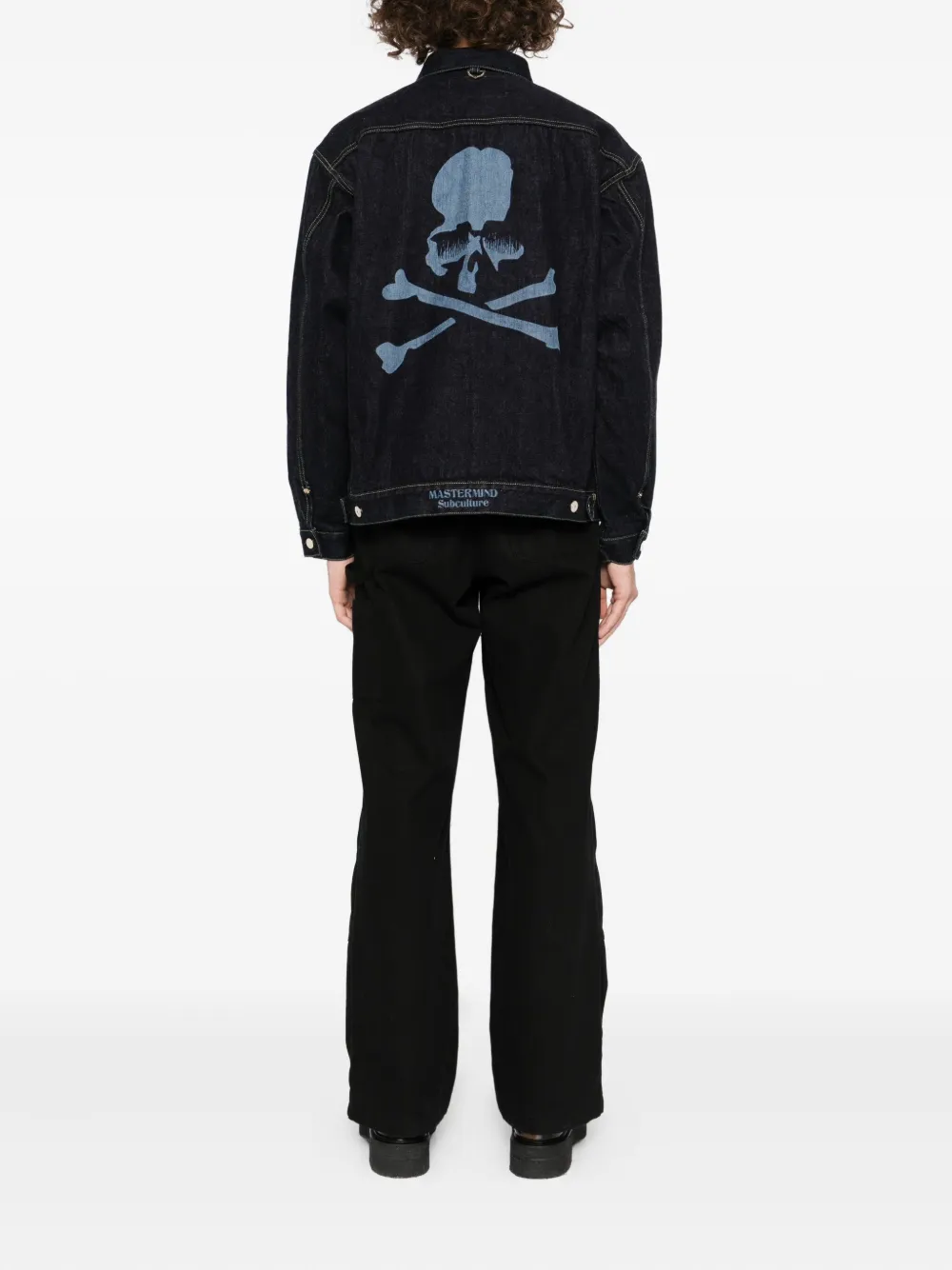 Mastermind World logo-print denim jacket | Denim Jackets | Image 2
