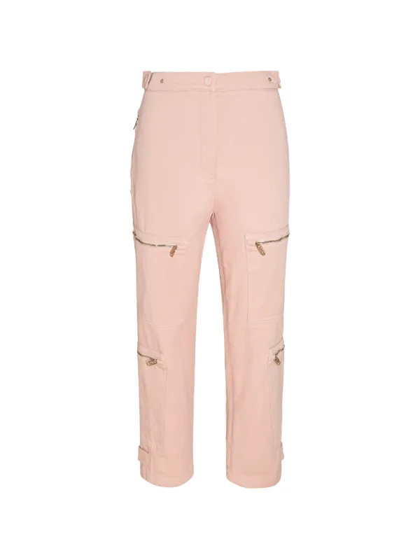 Fendi Zip-pocket Cargo Pants in Pink