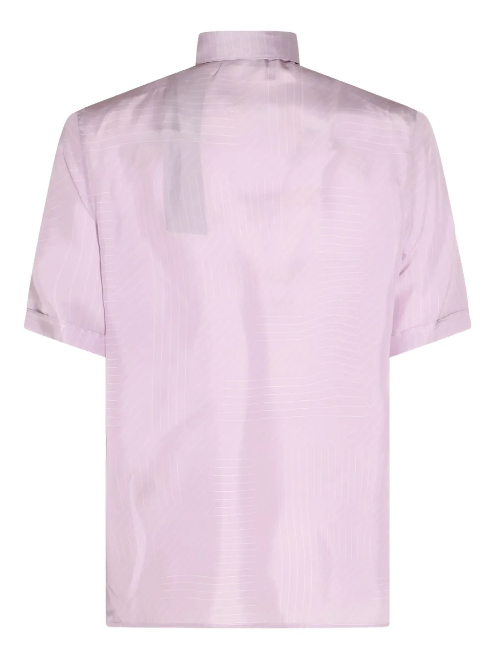 FENDI short-sleeve pinstripe shirt - Paars