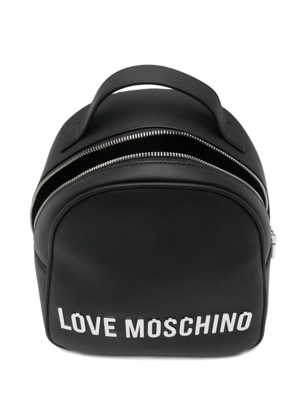 Love Moschino Rugzak met logoplakkaat Zwart