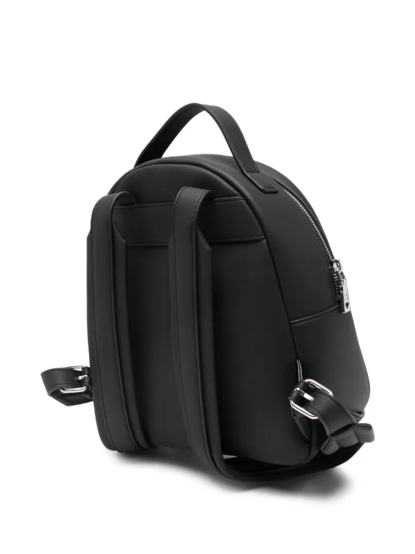 Love Moschino ロゴプレート バックパック | ブラック | FARFETCH JP