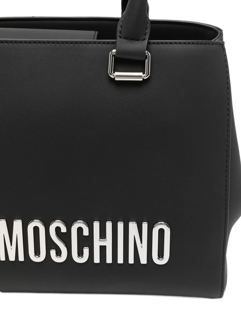 Love Moschino Logo-lettering Shoulder Bag In Black