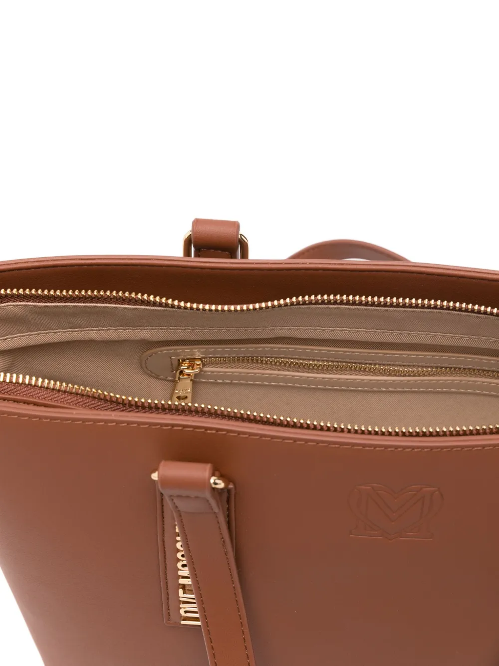 Love Moschino Pure Essential Tote Bag In Brown
