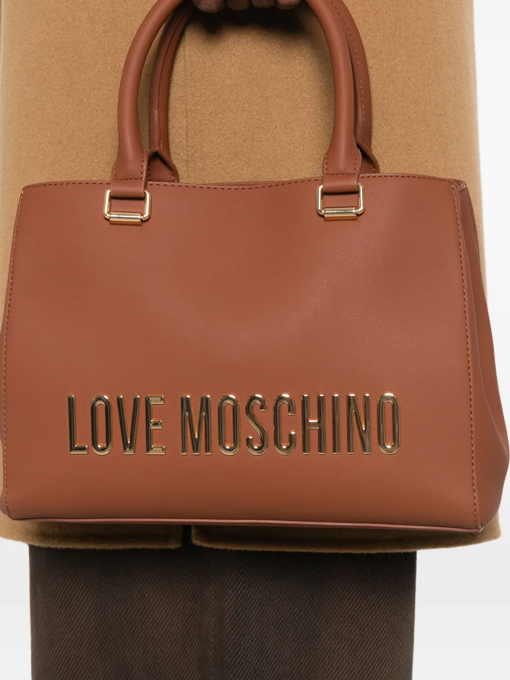 Love Moschino Love Tote Bag In Brown