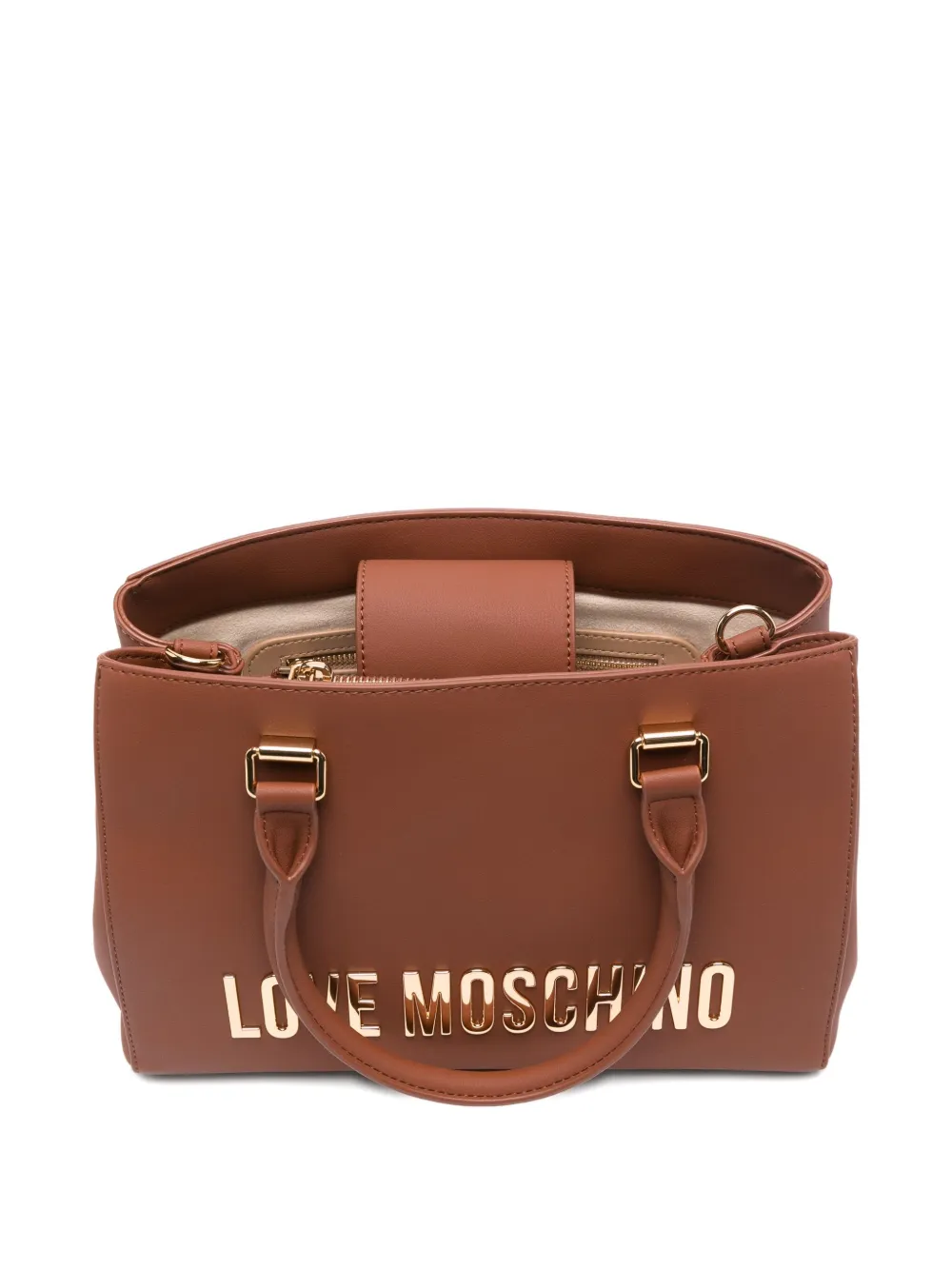 Love Moschino Love Tote Bag In Brown
