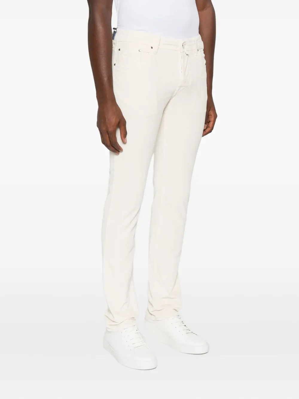 Jacob Cohën Straight broek Beige