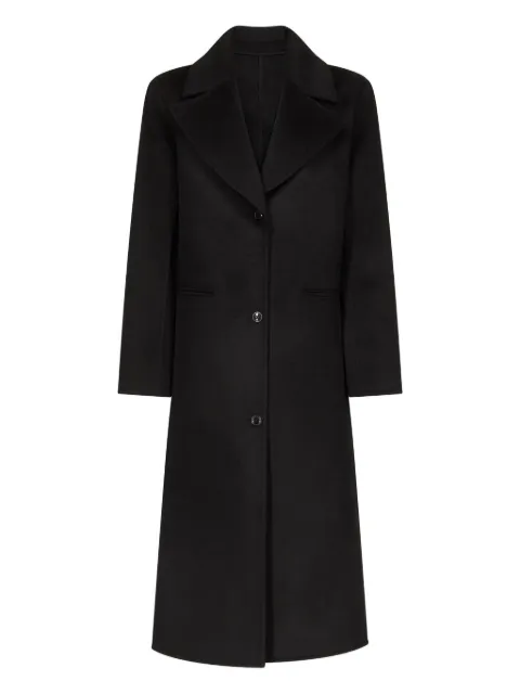 Loulou lapel-collar coat