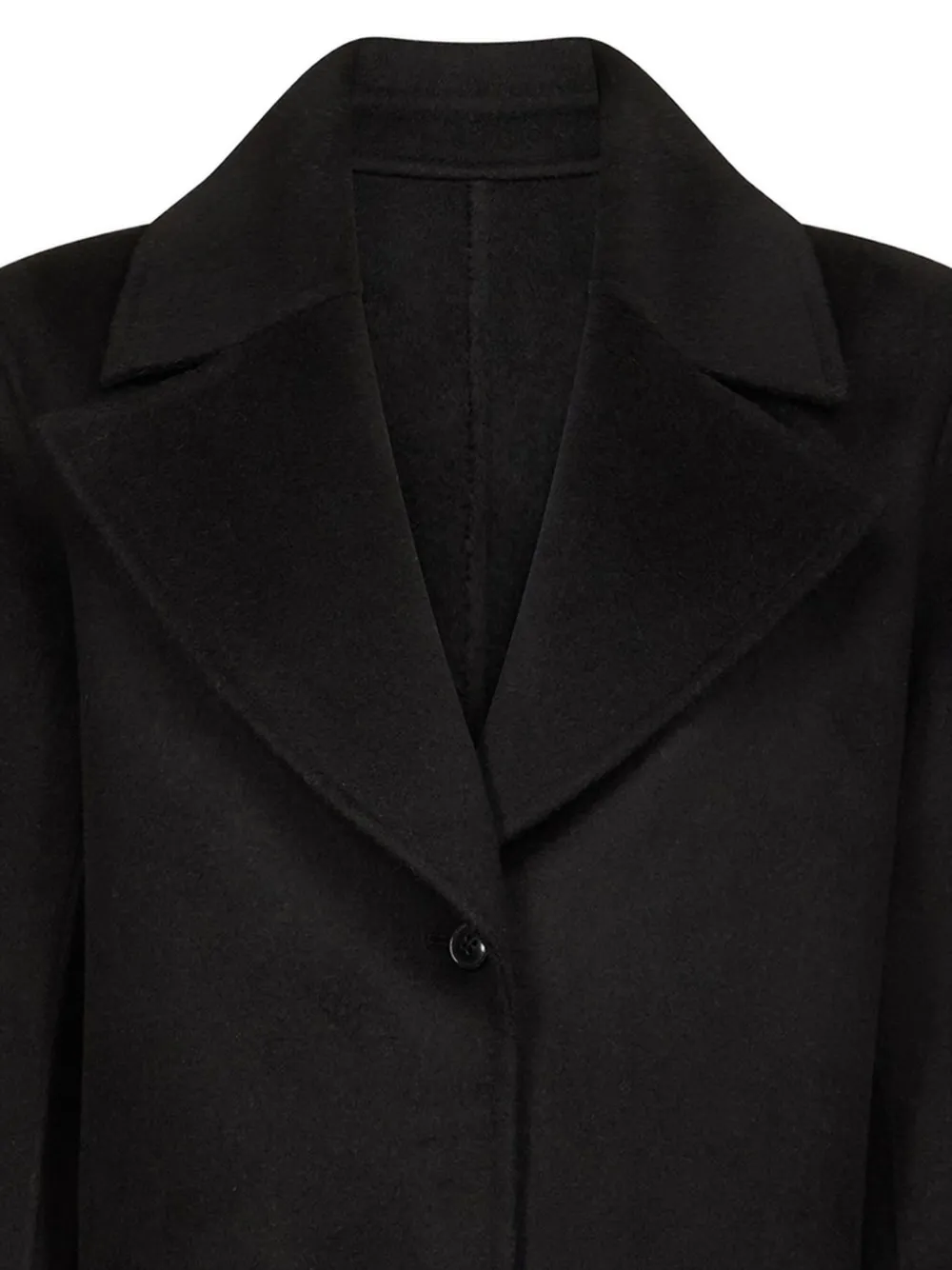 Loulou lapel-collar coat | Single Breasted Coats | Image 2