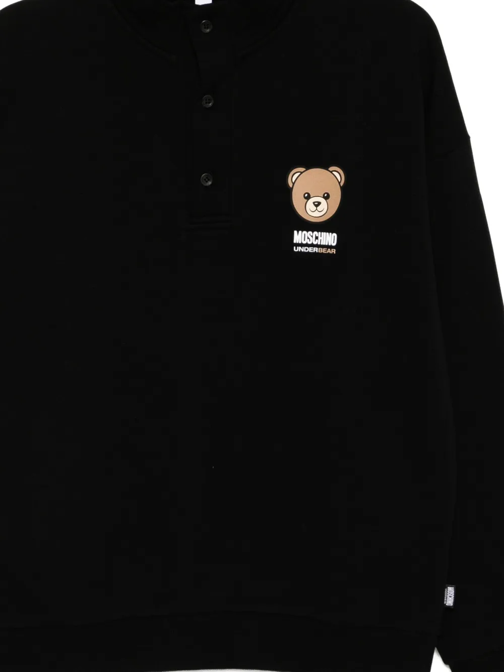 Moschino Sweater met teddybeerprint Zwart