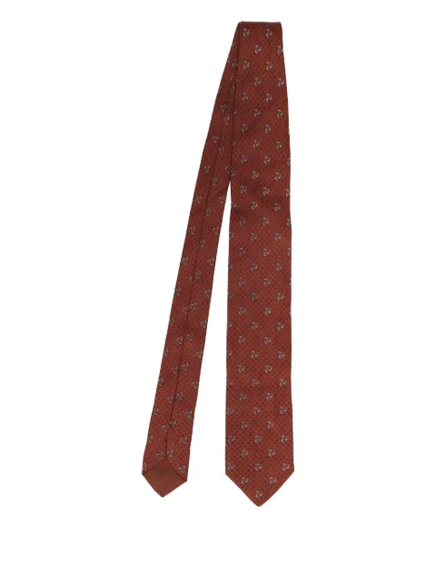 Giorgio Armani Pre-Owned 1990 geometric-patterned tie