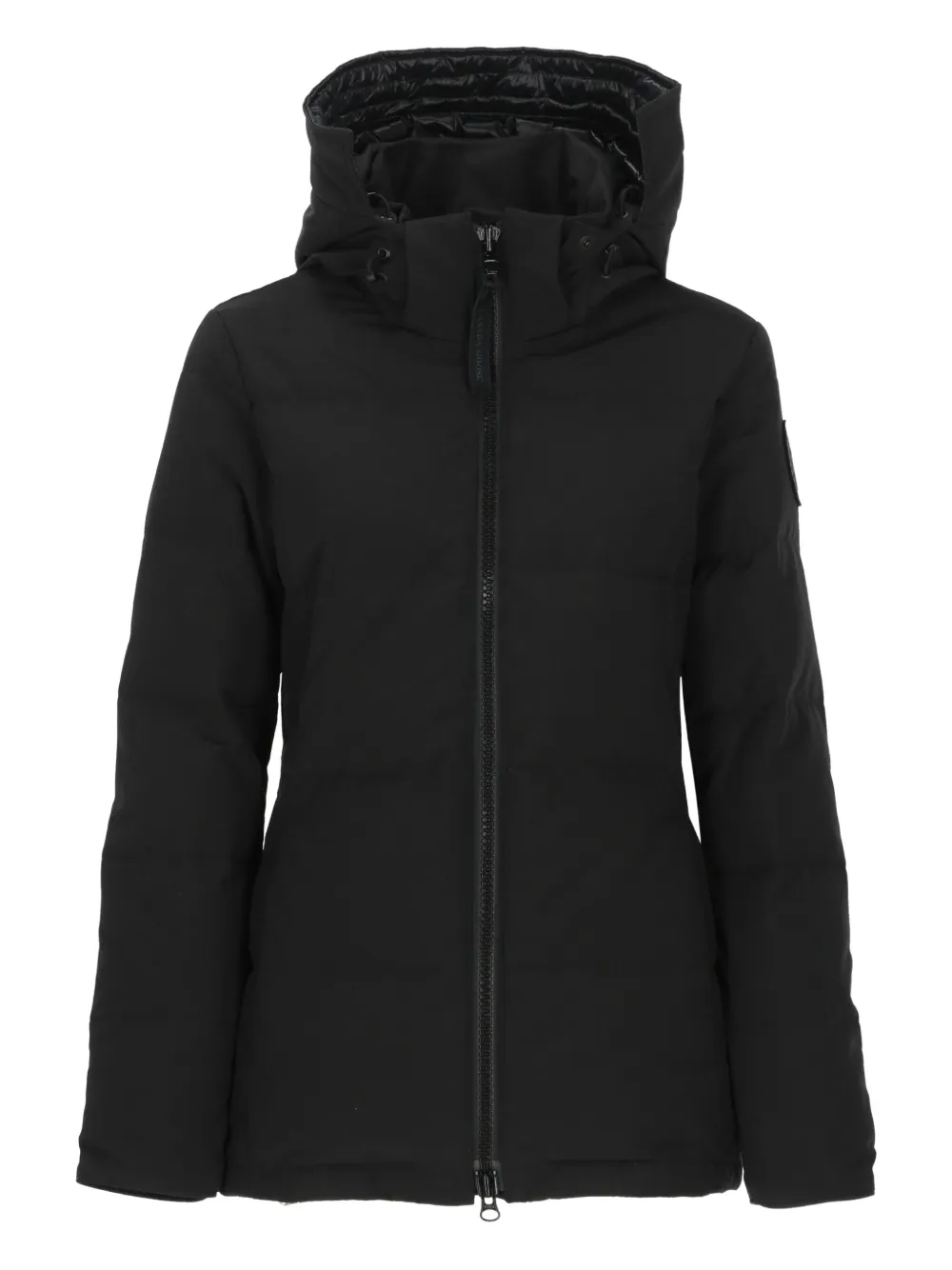 Canada Goose Padded Parka Removable Hood In Black