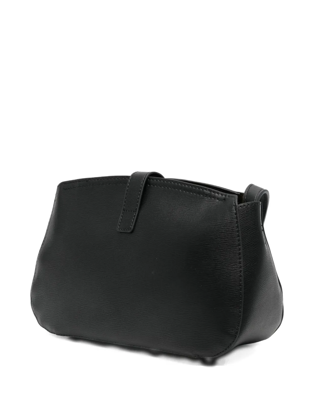 Cafènoir Buckle-fastening Shoulder Bag In Black