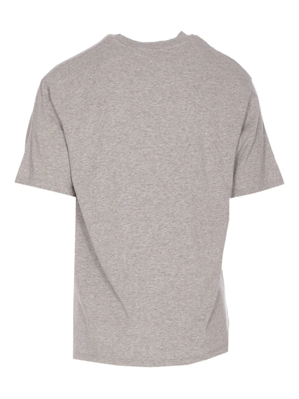 Edmmond Studios Patch-logo Crew-neck T-shirt In Gray