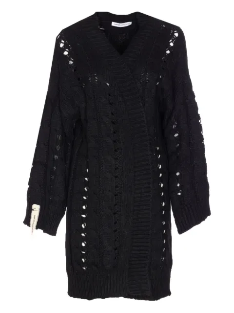MAR DE MARGARITAS cable-knit open-weave cardigan