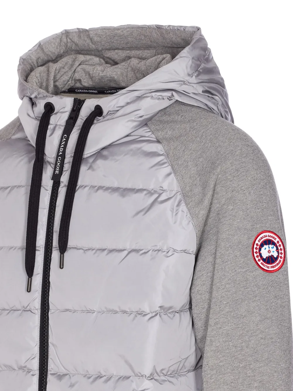 Canada Goose Men Hybridge Huron Zipped Hoodie In Gray