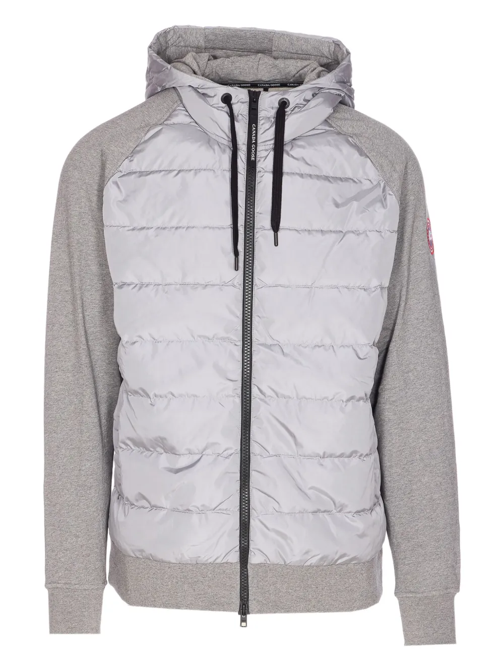 Canada Goose Men Hybridge Huron Zipped Hoodie In Gray
