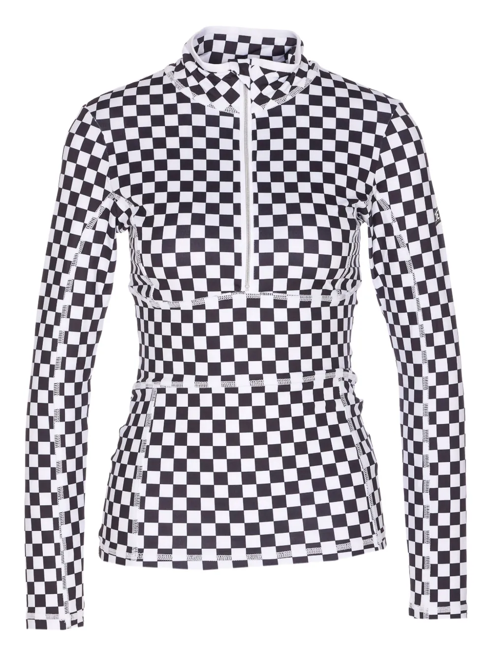 JETSET Ginger zip-front top | Black | Image 1