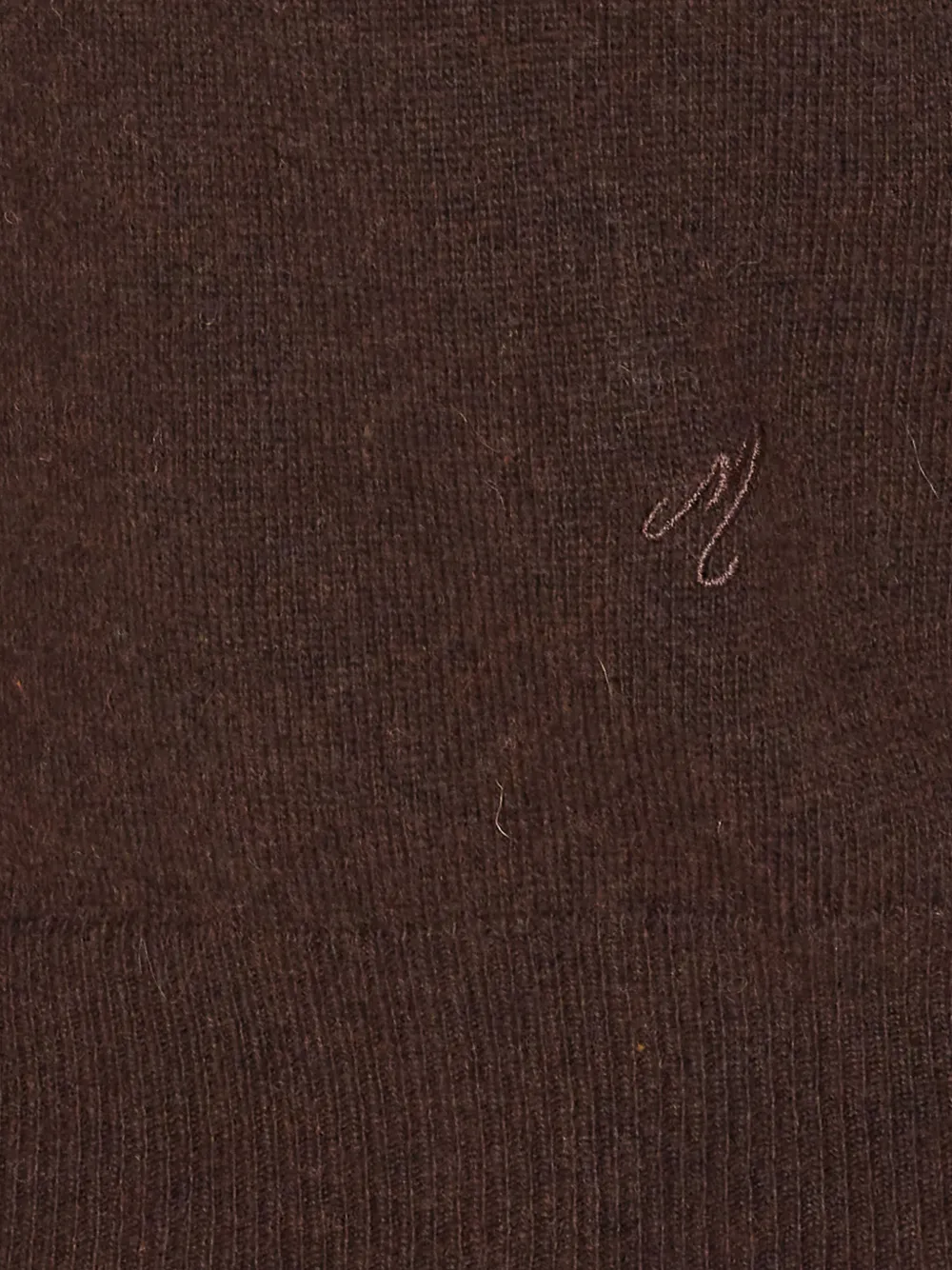 MAR DE MARGARITAS Poloshirt met contrasterende kraag Bruin