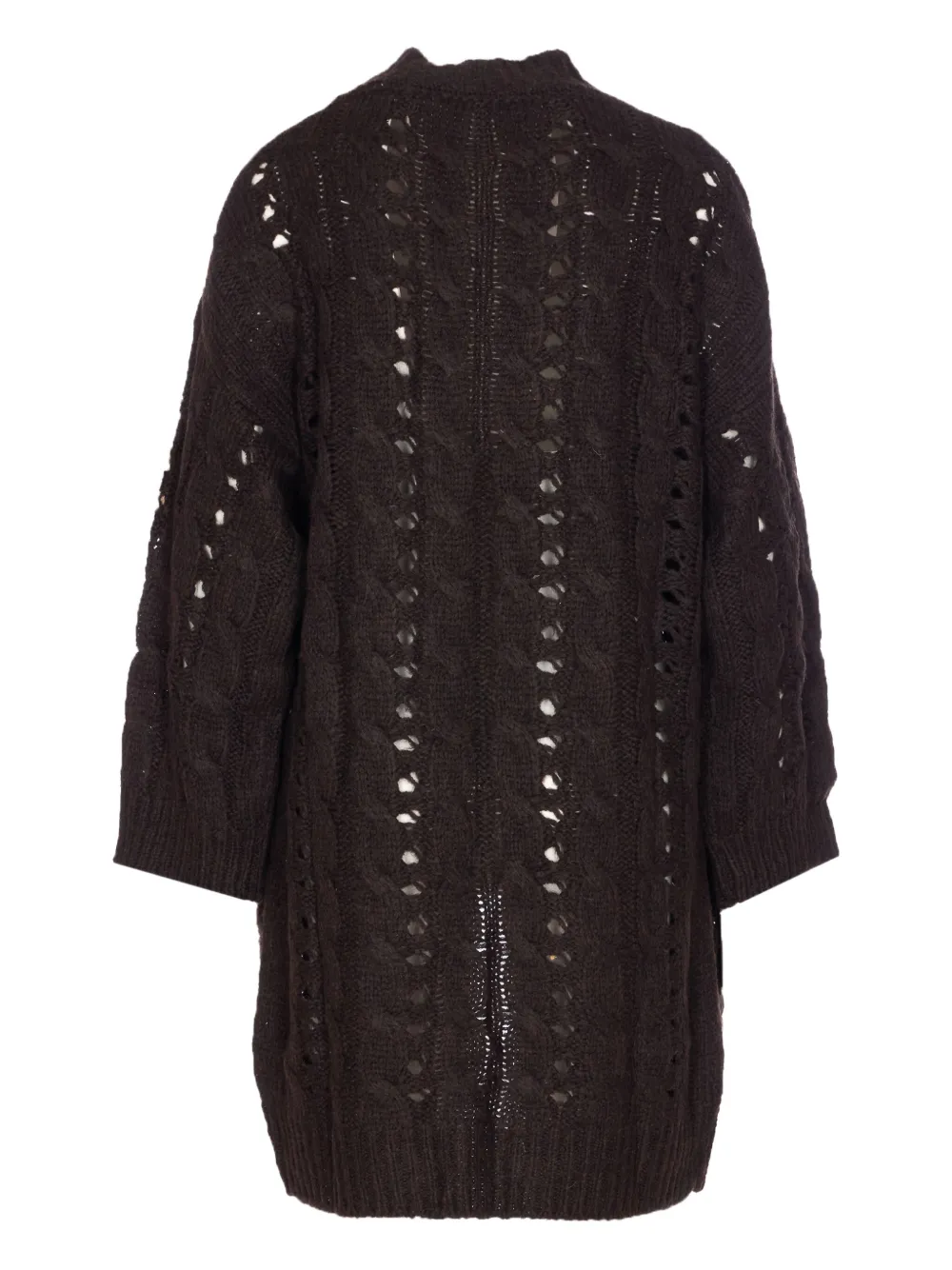 MAR DE MARGARITAS cable-knit open-weave cardigan | Cardigans | Image 2