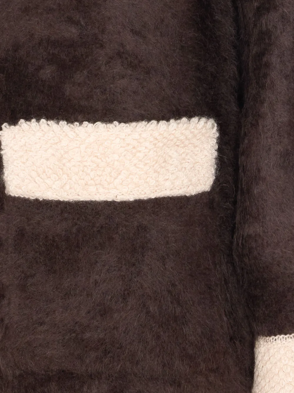 Guest In Residence Grizzly Shearling-trim Cashmere Jacket In Brown