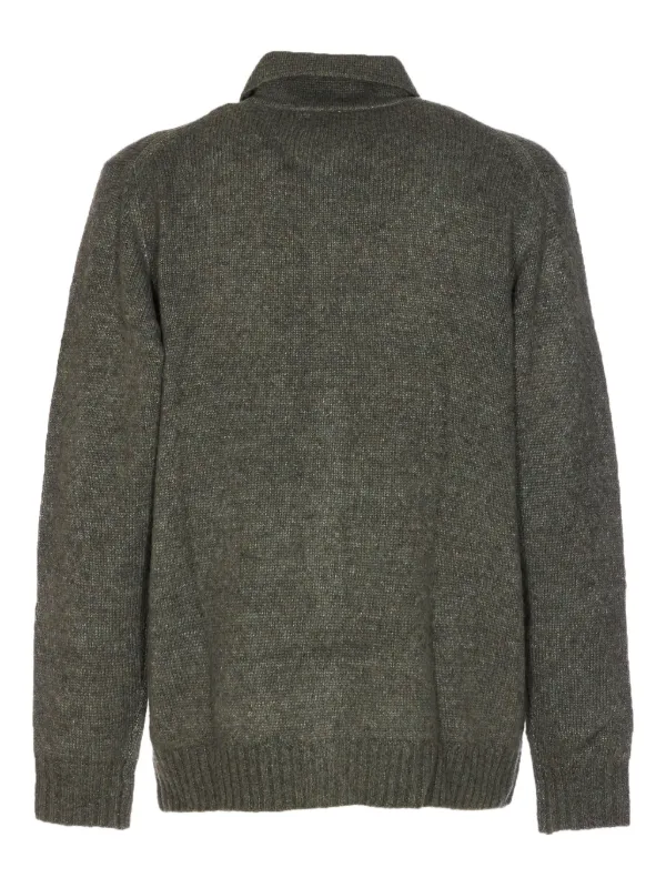 NN07 button-front V-neck Cardigan Green FARFETCH ID