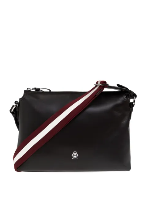 Bally logo strap messenger bag