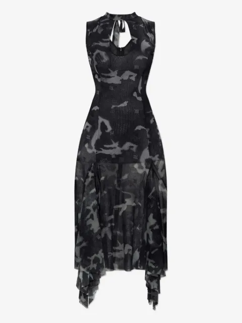 MISBHV robe asymétrique à ouverture goutte d'eau