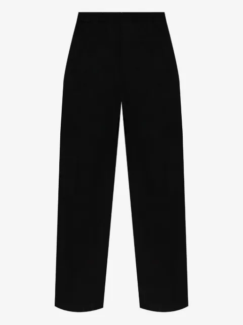 Maison Kitsuné logo-patch pants