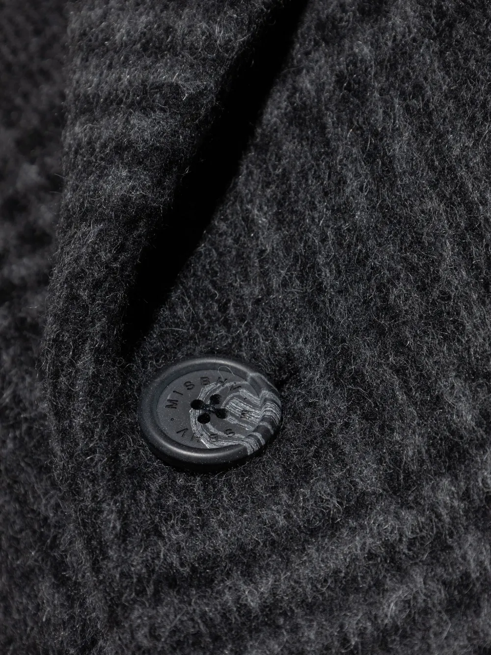 MISBHV Geruite jas Zwart