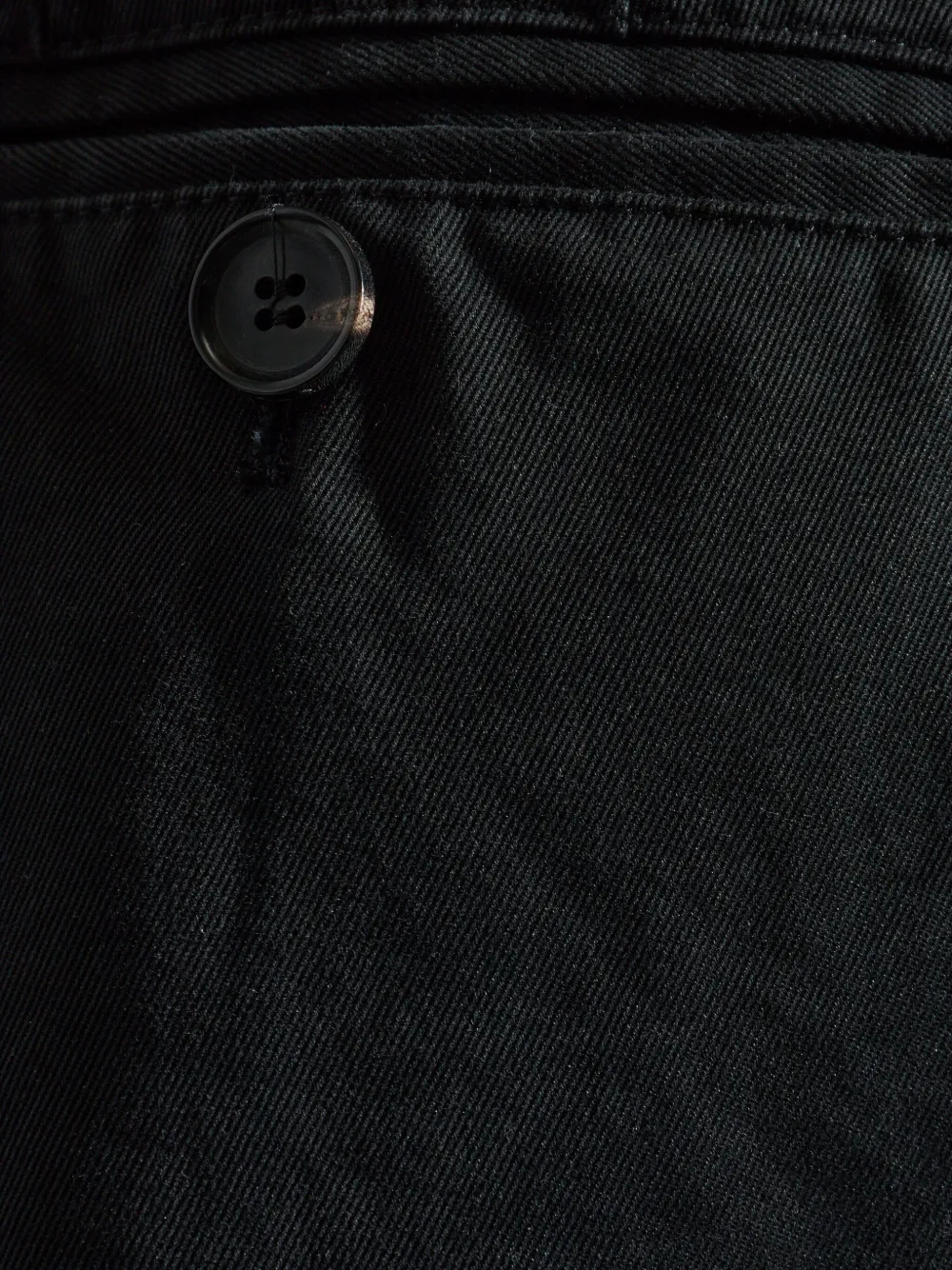 Bally Buttoned Cotton Pants In Black
