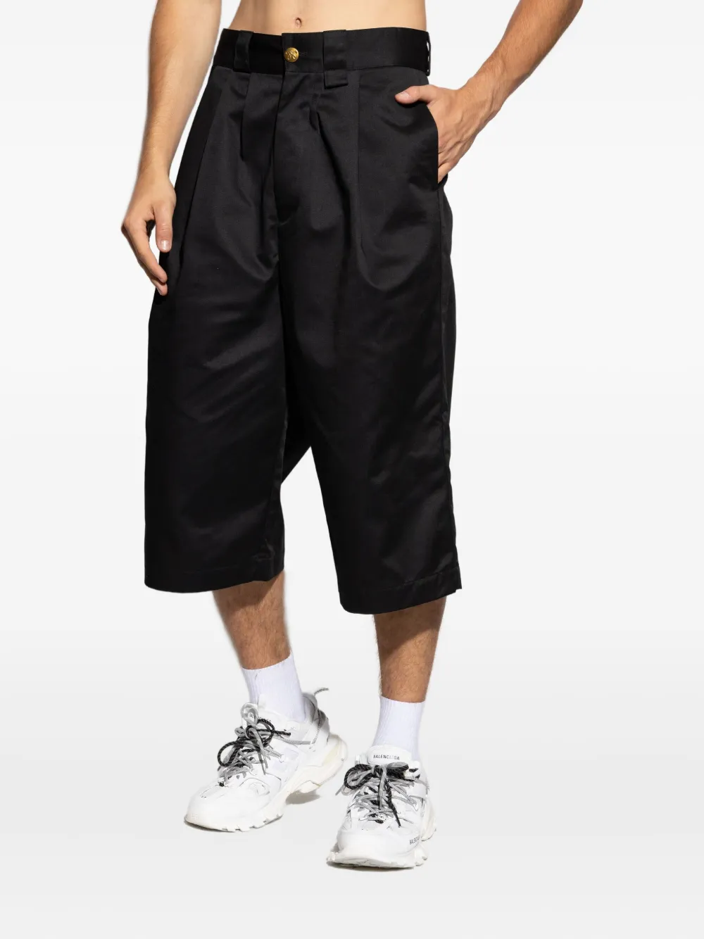 Willy Chavarria Borracho Shorts In Black