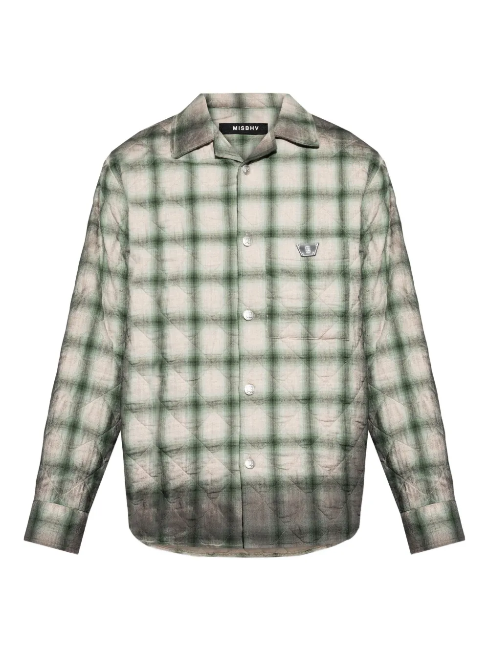 MISBHV checked quilted overshirt | Neutrals | Image 1