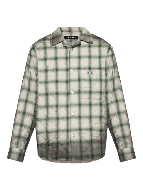 MISBHV checked quilted overshirt