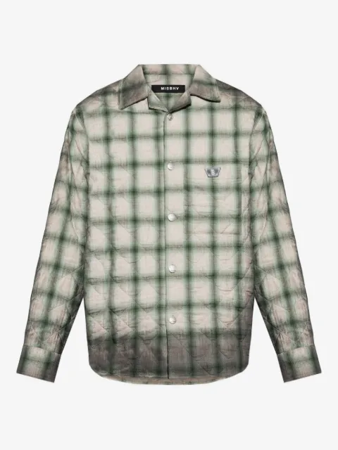 MISBHV checked quilted overshirt